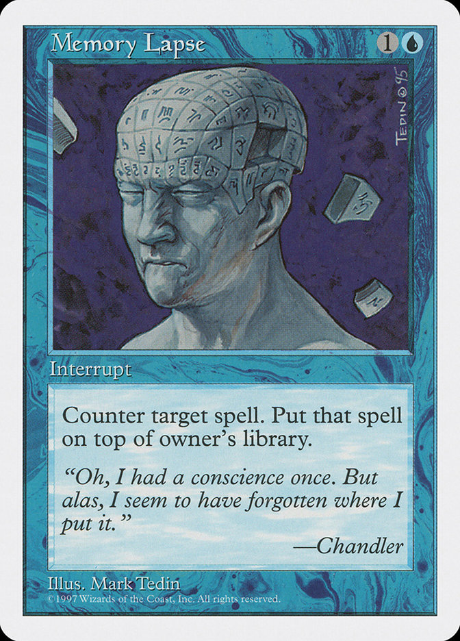 記憶の欠落／Memory Lapse - MTGフレーバーテキストwiki | Magic the